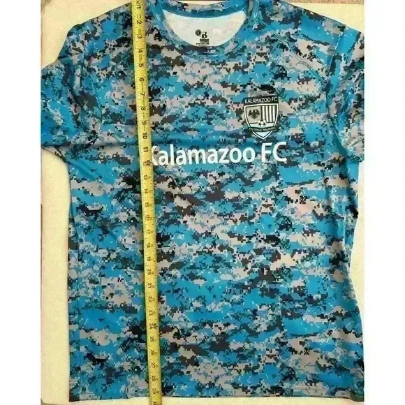 Kalamazoo FC Men’s size L soccer football jersey.  Michigan sportswear Sport - Picture 4 of 7